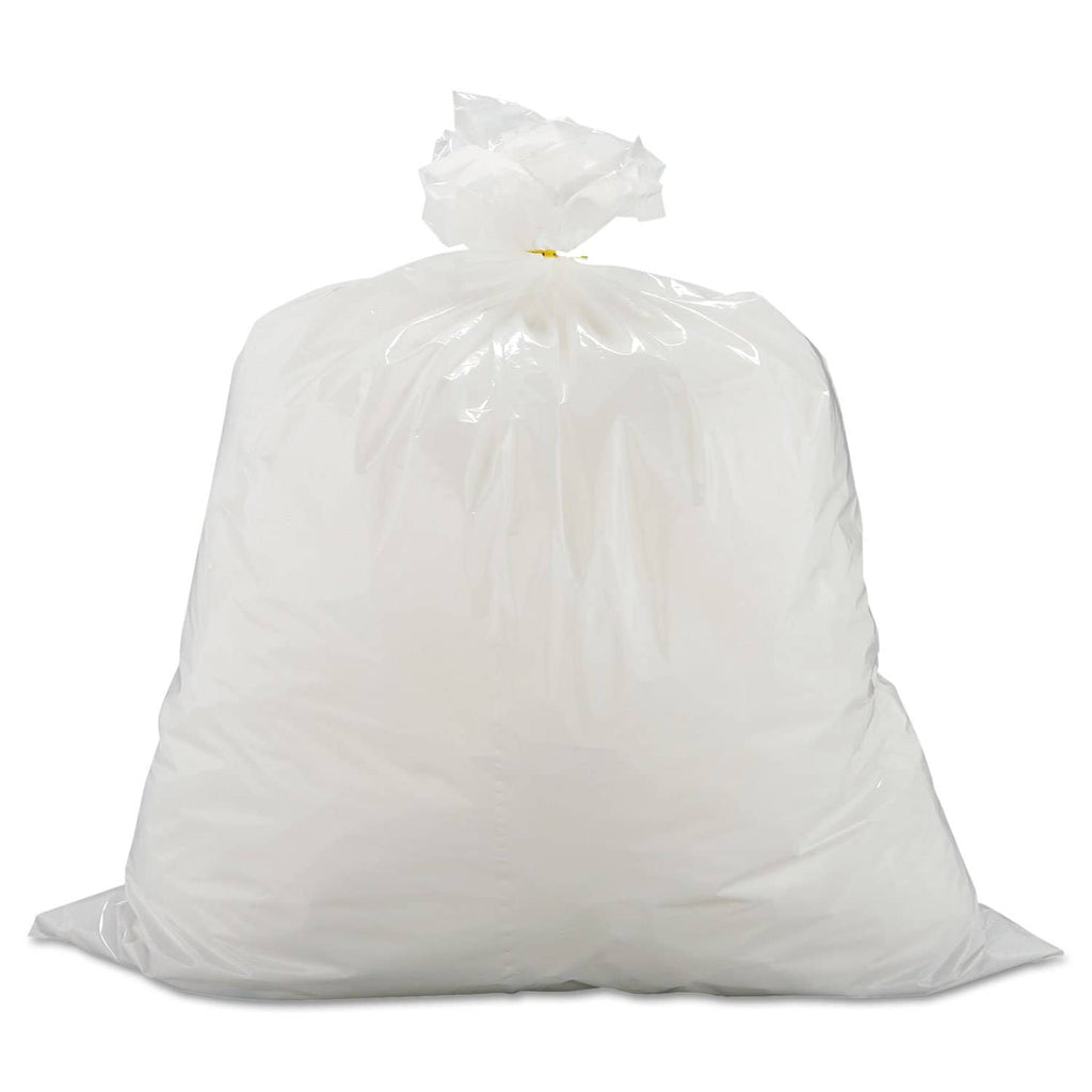 Warp's Industrial Strength Flex-O-Bags Trash Can Liners, 13 Gal, 1.25 Mil,  24 X 30, White - WRPFB13150