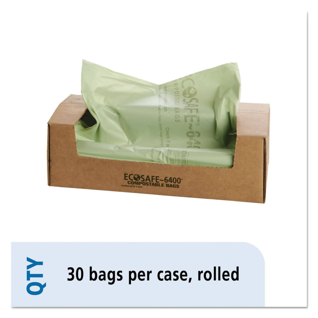 Stout Compostable Trash Bags, 30 Gallon - 48 count