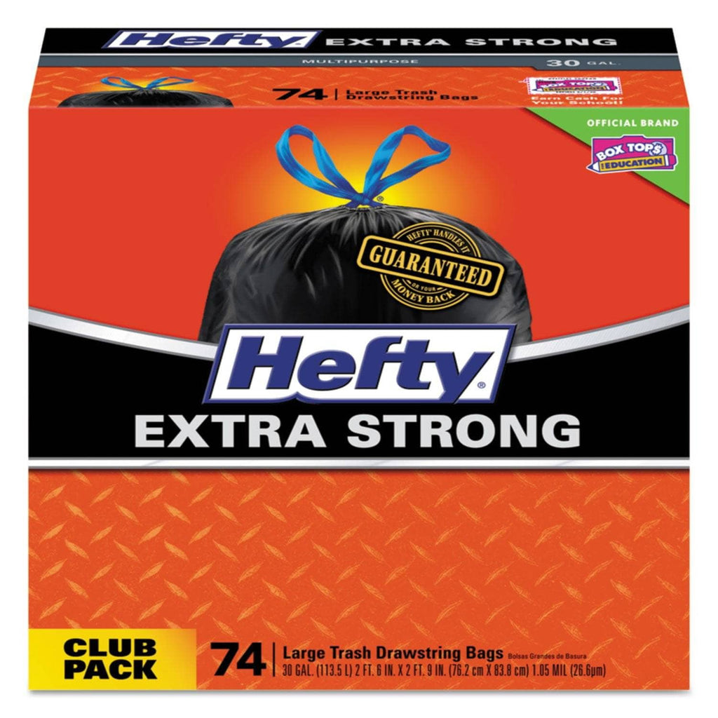 Hefty Ultra Strong Lawn & Leaf Scent Free Extra Large 39 Gallon Drawstring  Trash Bags - Shop Trash Bags at H-E-B