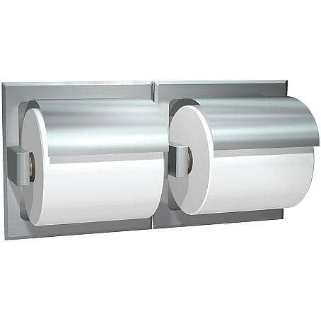 Recessed Mounted Toilet Paper Holder - Brushed Satin Nickel Finish