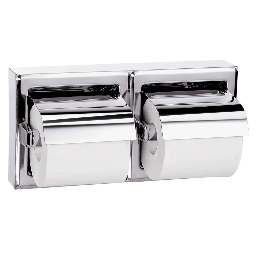 Alpine Industries Stainless Steel Wall Mount Double Post Toilet Paper Holder  at