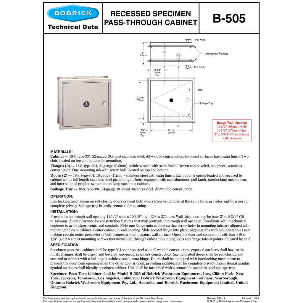 ASI 0502 Wipes Dispenser Holder - Satin Stainless Steel - Attachment for FS-0300