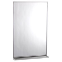 Bobrick B-166 Channel-Framed Mirror/Shelf