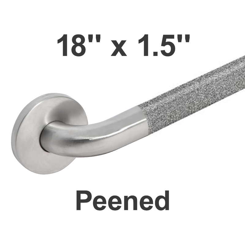 ASI 3801-18P  (18 x 1.5)  Commercial Grab Bar, 1-1/2" Diameter x 18" Length, Stainless Steel