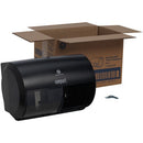 Georgia Pacific Compact Coreless Side-By-Side 2-Roll Tissue Dispenser, 11.5 X 7.625 X 8, Black - GPC56784A