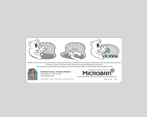 Koala Kare 497 LABEL PICTOGRAM KB208