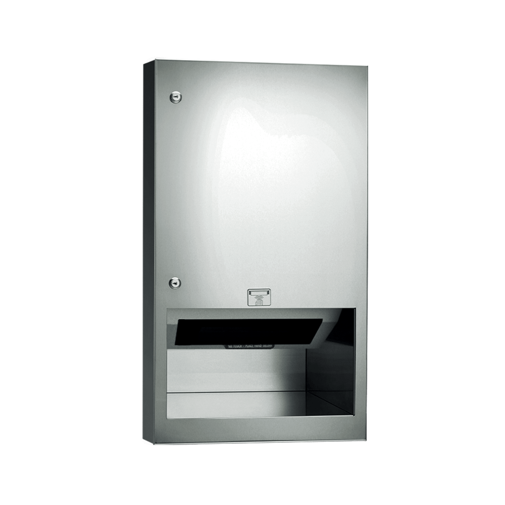 ASI 645210A-6 Simplicity - Auto Paper Towel Dispenser - Roll - Battery - Semi-Recessed