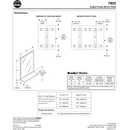 Bradley 7805-016360 (16 x 36) Commercial Restroom Mirror, Angle Frame, 16" W x 36" H, Stainless Steel w/ Satin Finish