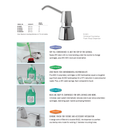 Bobrick B-8231 Manual Soap Dispenser, Foam