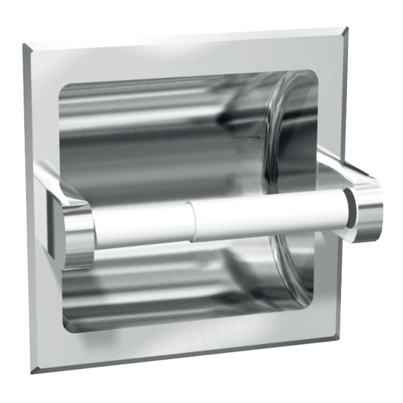 ASI 0402-DZ Toilet Paper Holder with Dry Wall Clamp (ASI 39 Dry Wall Clamp & ASI R-009 Theft Resistant Spindles Not Included - Please Order Separately as Needed)