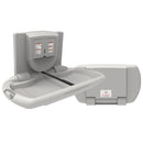 ASI 9012 Baby Changing Station, Surface-Mounted, Plastic