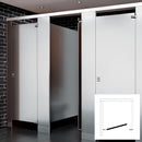 Accurate Toilet Partition, Stainless Steel, 1 ADA Compartment 60-1/2" Width, 36" Out-Swing Door