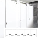 ASI Global Toilet Partition (Metal) 5 Between Wall (180"W x 61 1/4"D) BW53660 - Global