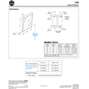 Bradley 740-018360 (18 x 36) Commercial Restroom Tilt Mirror, Angle Frame, 16" W x 36" H, Stainless Steel w/ Satin Finish