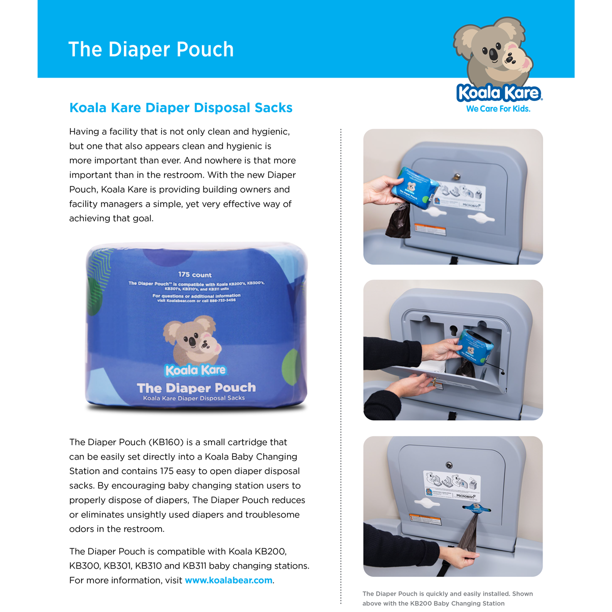 Koala Kare KB160-X1 The Diaper Pouch Diaper Disposal Sacks (1 pack)