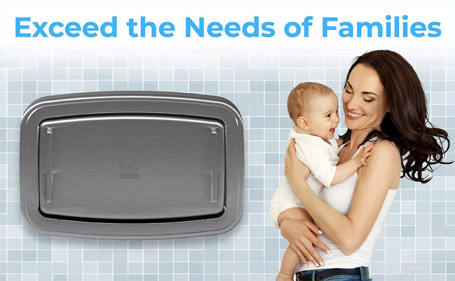 Koala Kare KB310 SSWM Horizontal Baby Changing Station Surface Mount Stainless Steel TotalRestroom