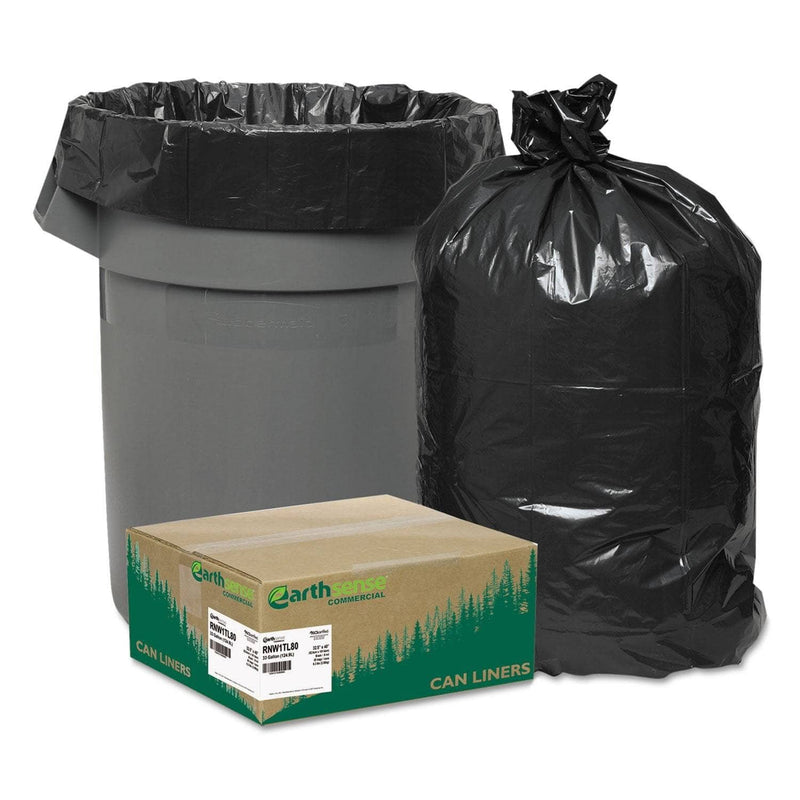 Earthsense Linear Low Density Large Trash and Yard Bags, 33 gal