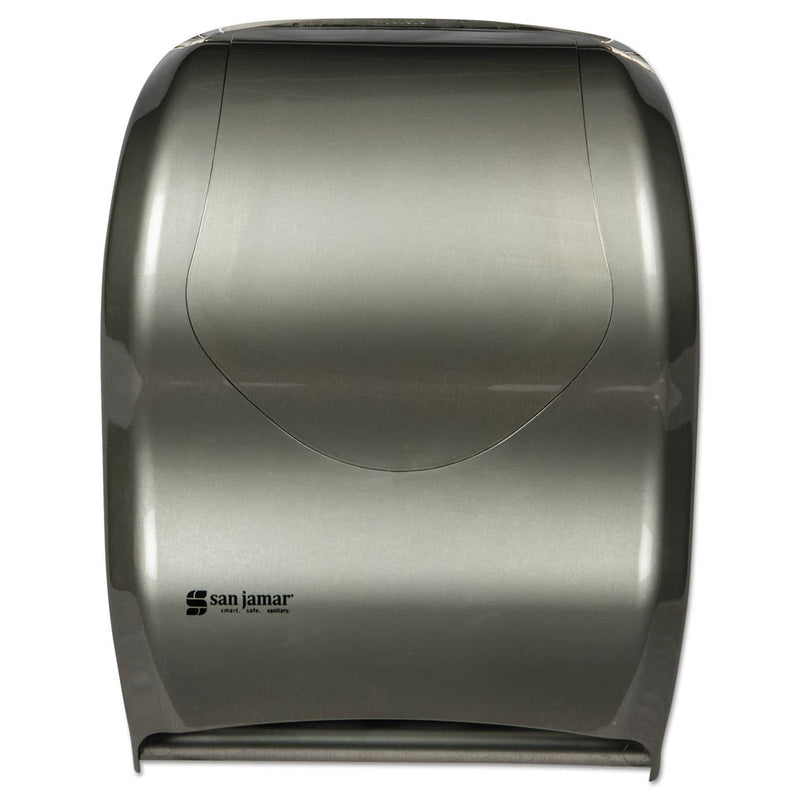 San Jamar Black/Silver Automatic Paper Towel Dispenser in the