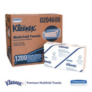 Kleenex Multi-Fold Paper Towels, Convenience, 9 1/5X9 2/5, White, 150/Pk, 8 Packs/Carton - KCC02046 - TotalRestroom.com