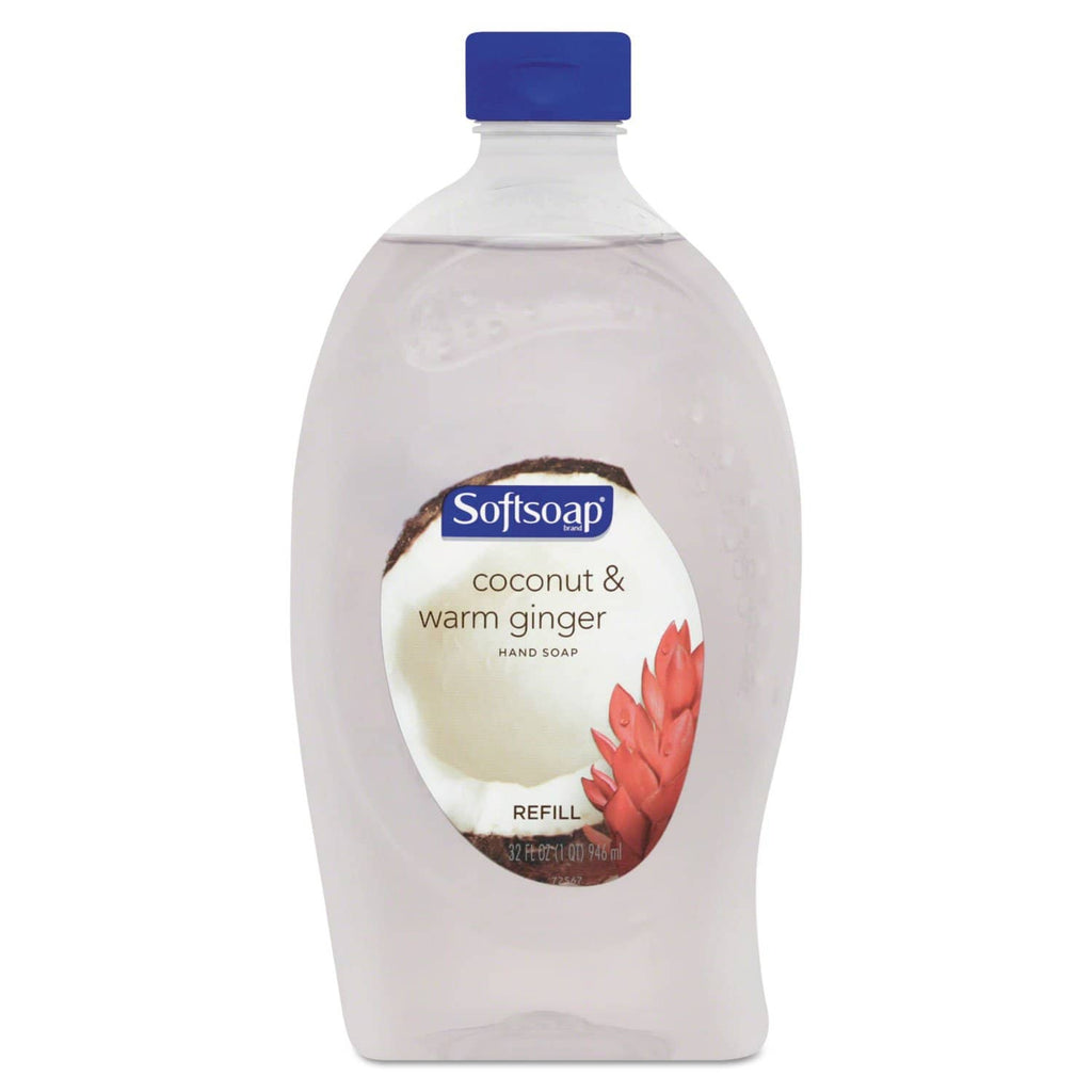 Softsoap Liquid Hand Soap Refill, Coconut & Warm Ginger, 32 Oz Bottle ...