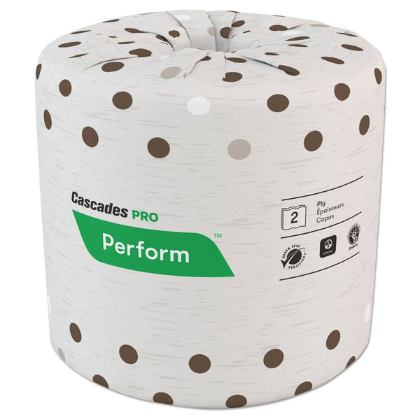 Georgia-Pacific Jumbo Jr. Bathroom Tissue Roll, Septic Safe, 2-Ply, White, 1000 ft, 8 Rolls/Carton - GPC12798