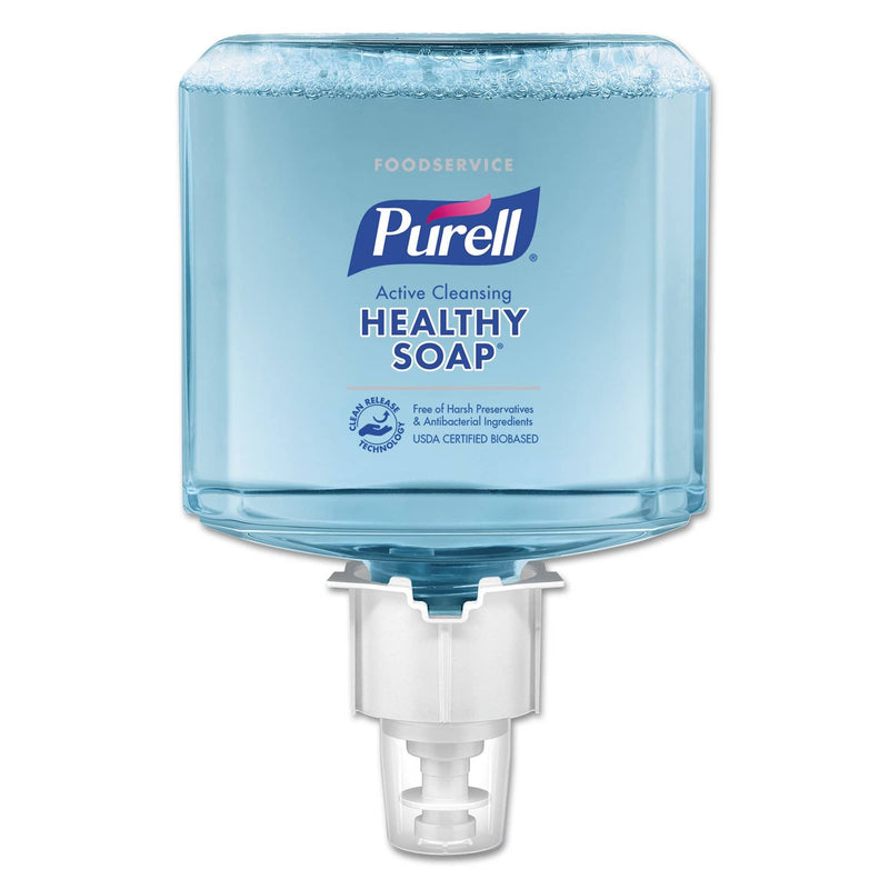 Purell Foodservice Healthy Soap Active Cleansing Foam, 1200Ml, For Es4 Dispensers, 2/Ct - GOJ508602 - TotalRestroom.com