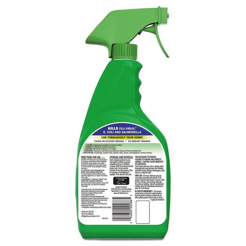 Fantastik All Purpose Cleaner, Fresh Scent, 32 Oz Spray Bottle - SJN696721EA - TotalRestroom.com