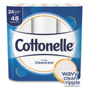 Cottonelle Ultra Cleancare Toilet Paper, Strong Tissue, Septic Safe, 1 Ply, White, 170 Sheets/Roll, 24 Rolls/Pack, 2 Packs/Carton - KCC47766 - TotalRestroom.com