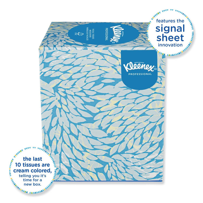 Kleenex Boutique White Facial Tissue, 2-Ply, Pop-Up Box, 95 Sheets/Box, 3 Boxes/Pack, 12 Packs/Carton - KCC21200CT - TotalRestroom.com