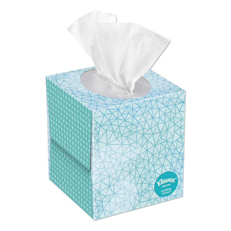 Kleenex Cool Touch Facial Tissue, 2-Ply, White, 45 Sheets/Box, 27 Boxes/Carton - KCC50140 - TotalRestroom.com