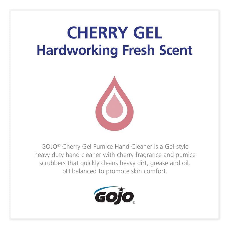 Gojo Cherry Gel Pumice Hand Cleaner, Cherry, 1Gal - GOJ235802EA - TotalRestroom.com