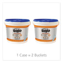 Gojo Fast Towels Hand Cleaning Towels, 9 X 10, Blue, 225/Bucket, 2 Buckets/Carton - GOJ629902CT - TotalRestroom.com