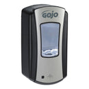 Gojo LTX-12 Touch-Free Dispenser, 1200 Ml, 5.75" X 3.33" X 10.5", Brushed Chrome/Black - GOJ191904 - TotalRestroom.com