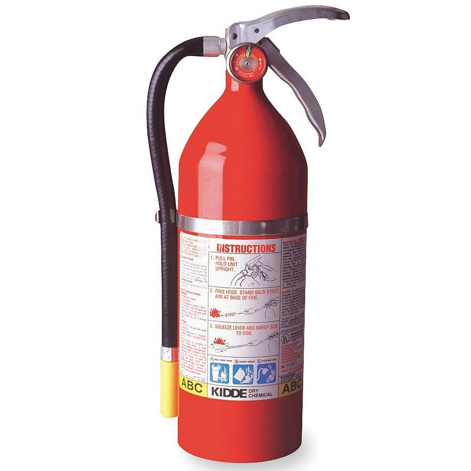 Kidde Dry Chemical Fire Extinguisher with 20 lb. Capacity and 26 to 28 ...