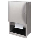 Bradley 2A09 Commercial Paper Towel Dispenser, Recessed-Mounted, Stainless Steel - TotalRestroom.com