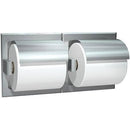 ASI 74022-HS-D Commercial Toilet Paper Dispenser w/ Hood, Recessed-Mounted, Stainless Steel w/ Satin Finish - TotalRestroom.com