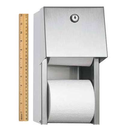 Bobrick B-5416 Spare Toilet Roll Holder Polished