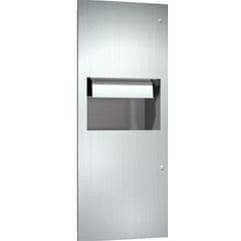 ASI 64696AC Automatic Combination Commercial Paper Towel Dispenser/Waste Receptacle, Recessed-Mounted, Stainless Steel - TotalRestroom.com