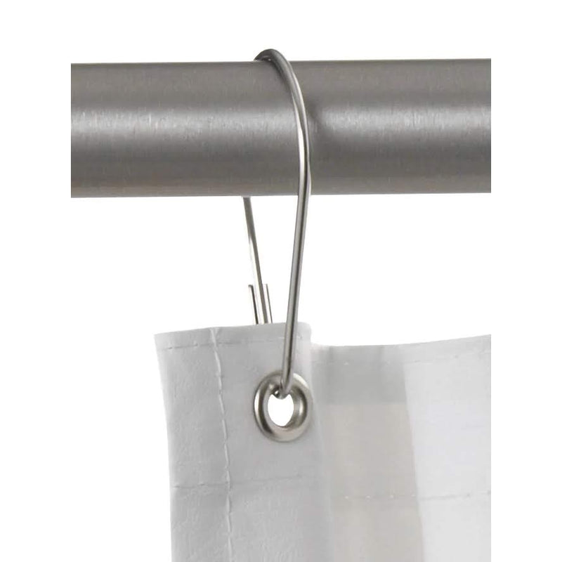 Bobrick B-204-1 Commercial Shower Curtain Hook, Stainless Steel ...