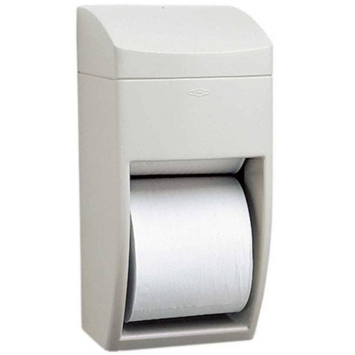 Bobrick B-5288 Commercial Toilet Paper Dispenser, Surface-Mounted, Plastic - TotalRestroom.com