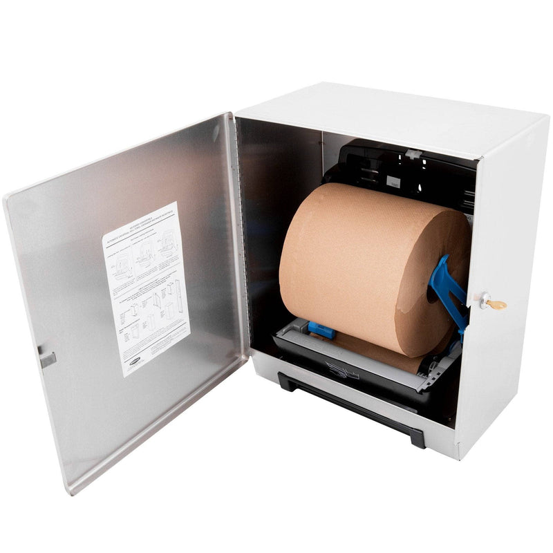 Bobrick B-2974 Automatic Commercial Paper Towel Dispenser, Surface-Mounted, Stainless Steel - TotalRestroom.com