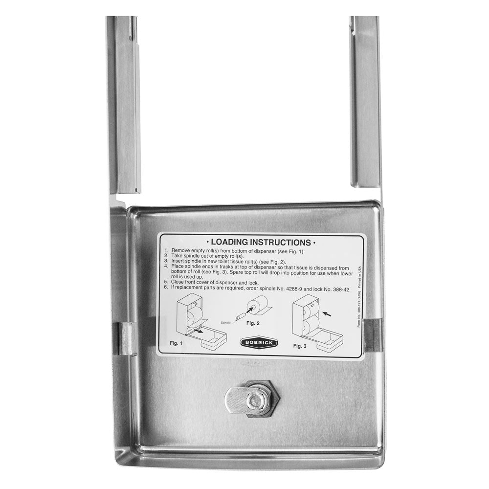 ASI 645210AC-41 Piatto Recessed Automatic Roll Paper Towel Dispenser (AC Plug-In), Black Phenolic Door, 16-1/16 x 28 x 9-13/16
