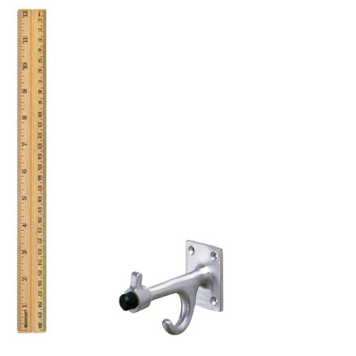 Bobrick B-212 Commercial Clothes & Robe Hook and Bumper, Aluminum