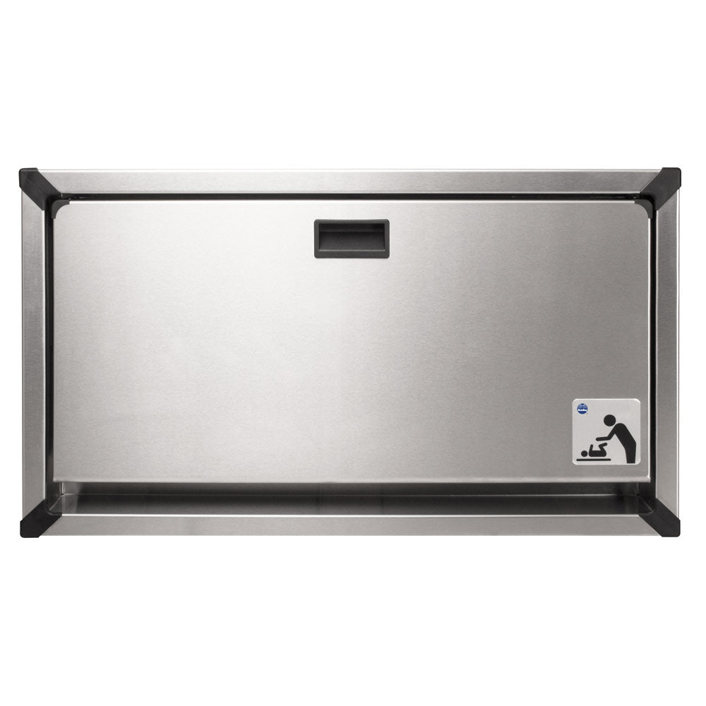 Bradley 962-11 Baby Changing Station, Surface-Mounted, Stainless Steel