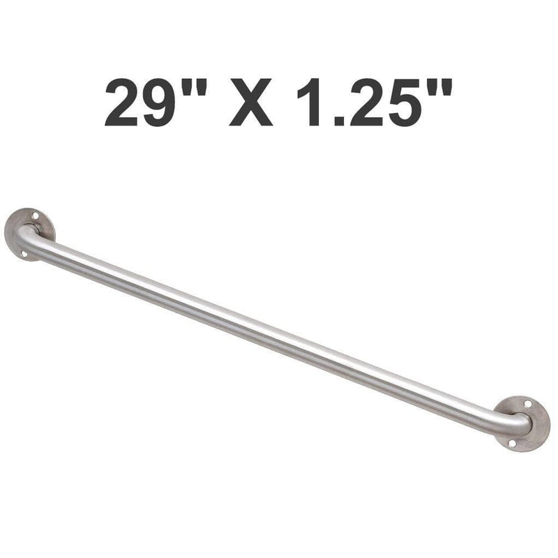 Bradley 8372-101000 Commercial Grab Bar, 1-1/2" Diameter x 29" Length, Stainless Steel - TotalRestroom.com