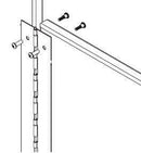 Bradley HDWP-S0136 Toilet Partition Continuous Piano Hinge, Stainless Steel - TotalRestroom.com