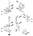 Bradley Toilet Partition Door Hardware Kit, Out-Swing for Bradley 1" Panels - TotalRestroom.com