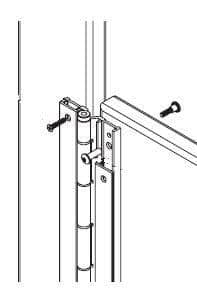 Bradley HDWP-A0135 Toilet Partition Continuous Piano Hinge, Aluminum - TotalRestroom.com