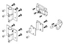 Bradley HDWC-SD1-RH Toilet Partition Door Hardware Kit, Right-Hinge, In-Swing for use with Bradley 1/2" Panels - TotalRestroom.com