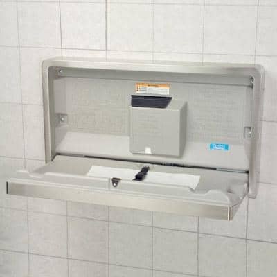 Koala Kare KB110-SSWM Horizontal Baby Changing Station, Surface Mount, Stainless Steel - TotalRestroom.com